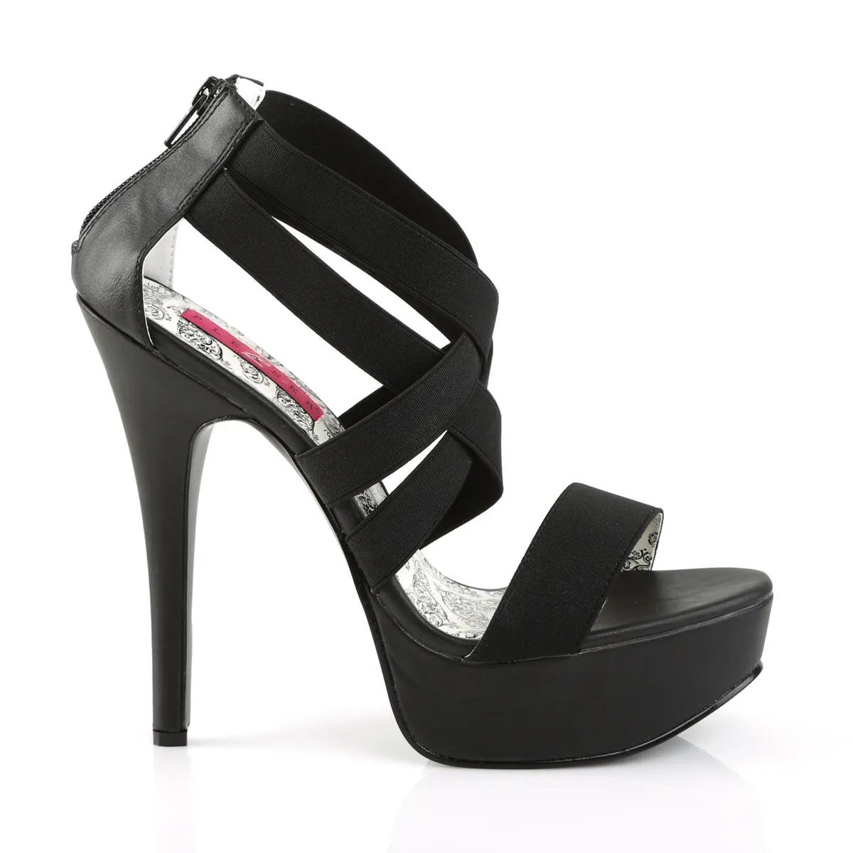 5 Inch Heel TEEZE-47W Black