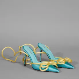 Alias Mae Aqua Satin High Sandal