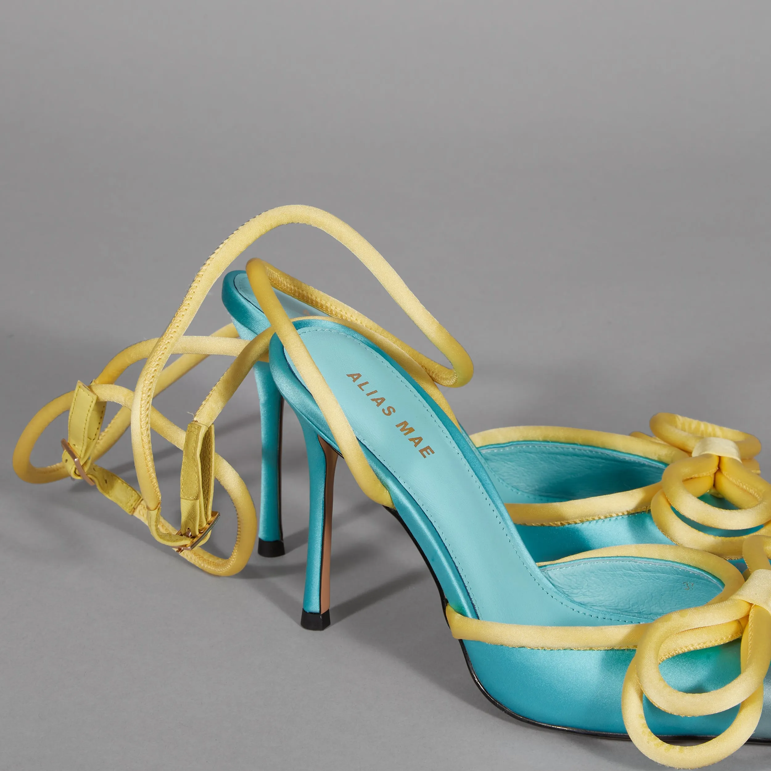 Alias Mae Aqua Satin High Sandal