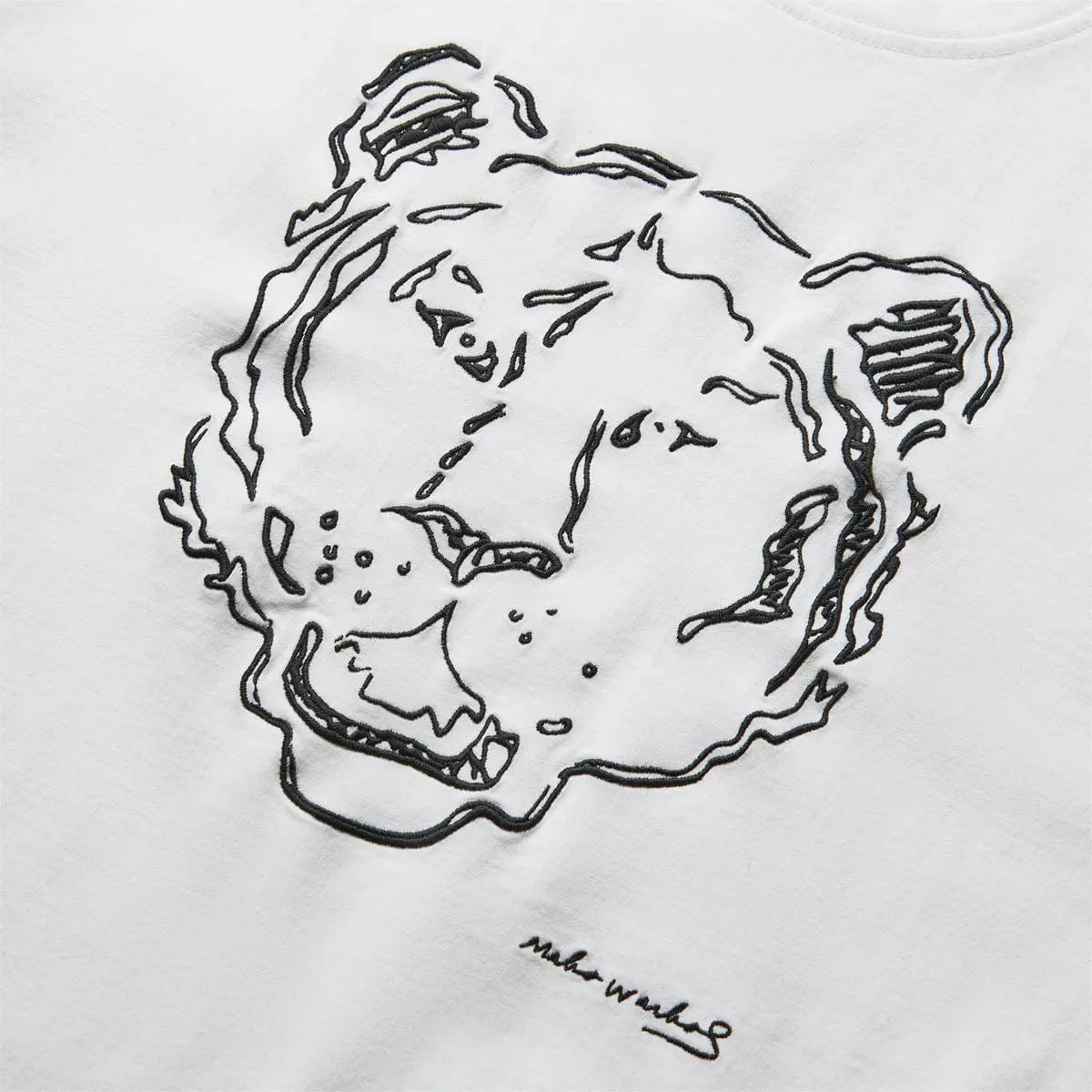 ANDY WARHOL TIGER EMBROIDERED T-SHIRT