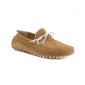 Beige Leather Casual