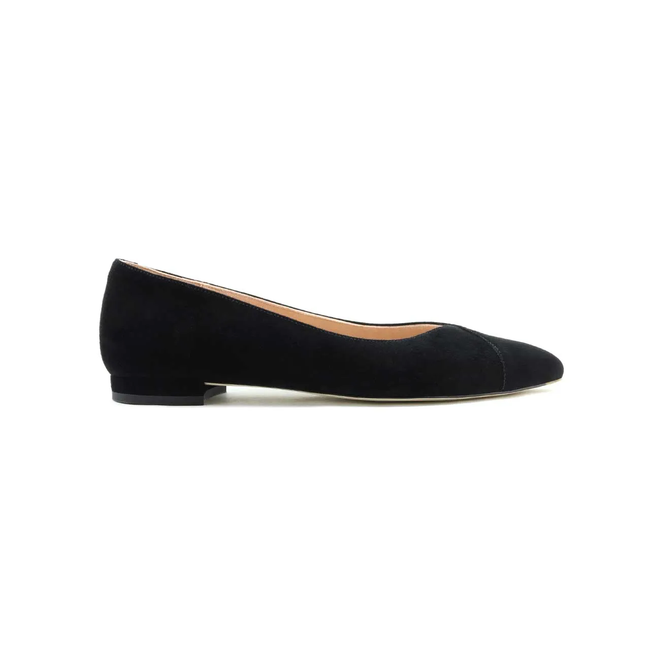 Black Suede Forever Flat
