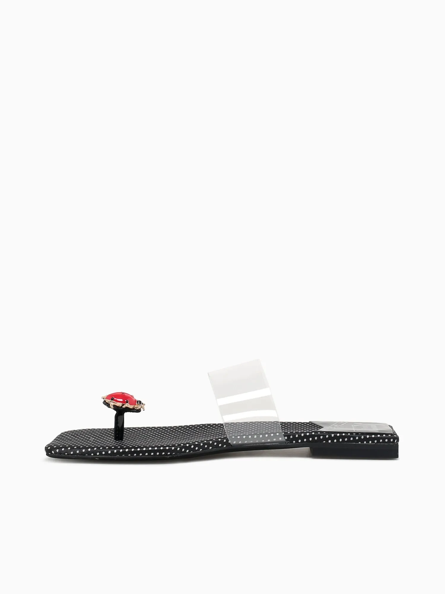 Buggy Black Polka Dot Fabric