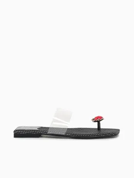 Buggy Black Polka Dot Fabric