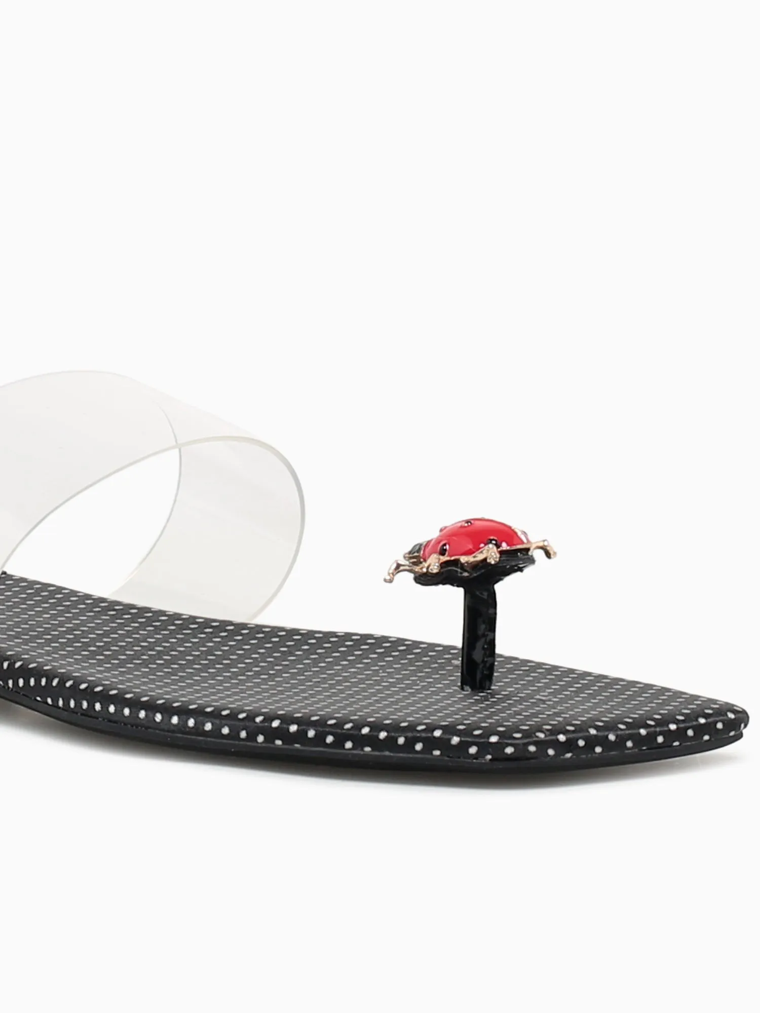 Buggy Black Polka Dot Fabric