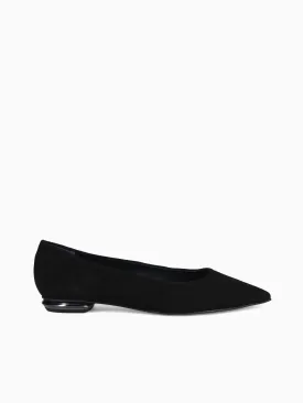 Cassis Black Kid Suede