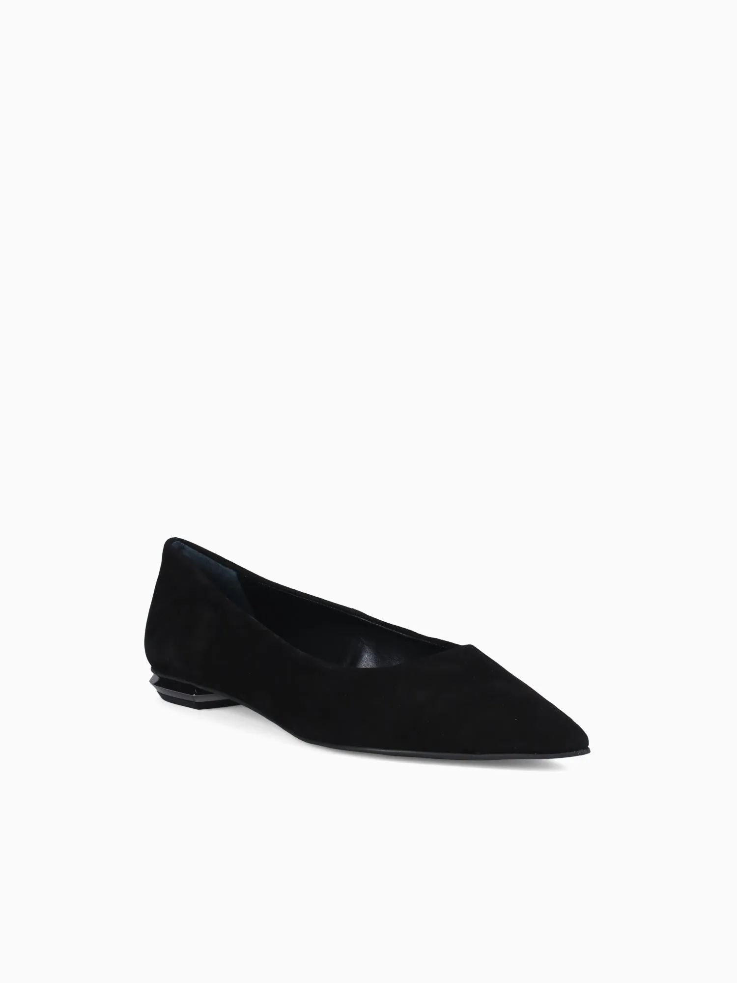 Cassis Black Kid Suede