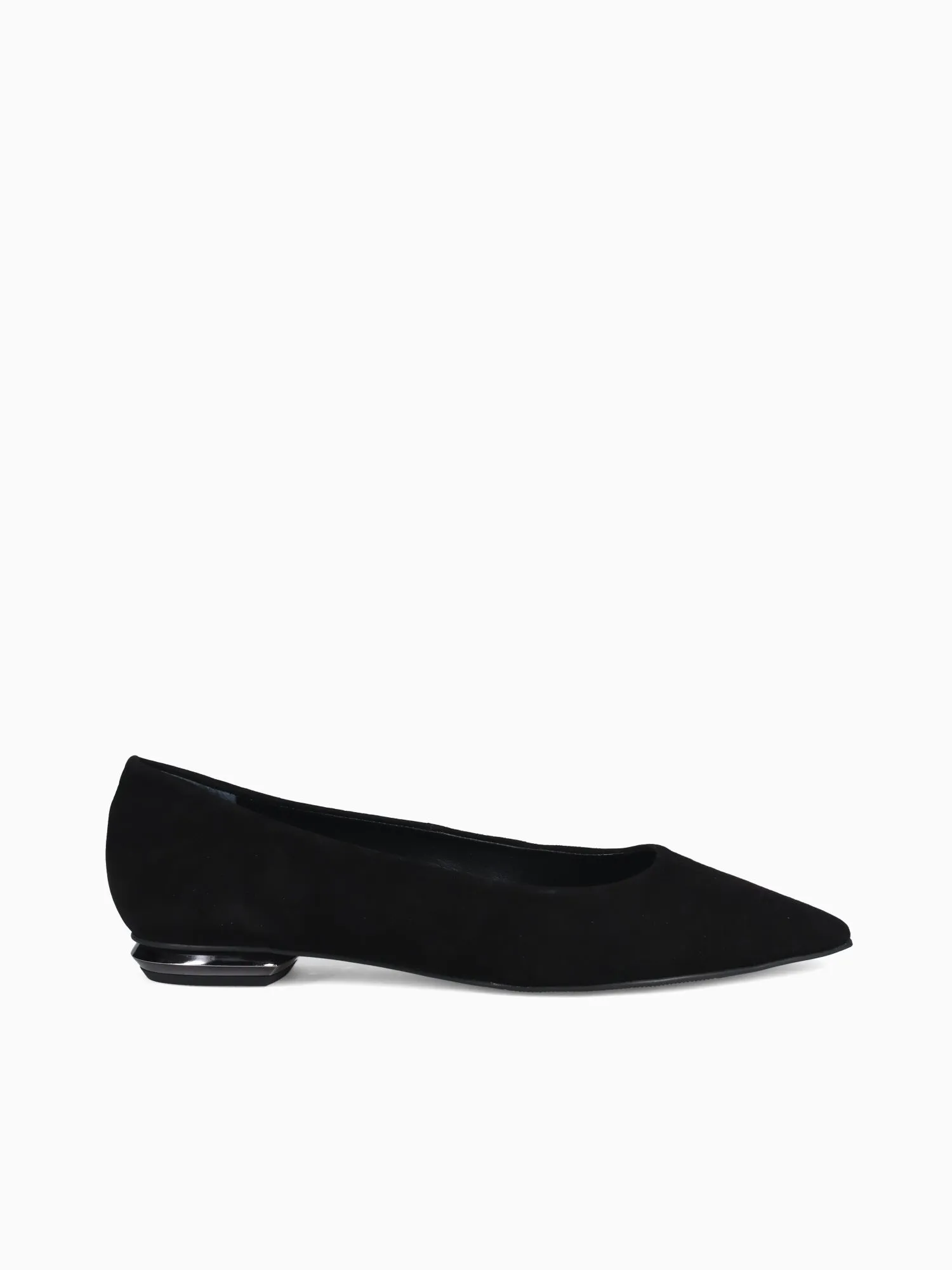 Cassis Black Kid Suede