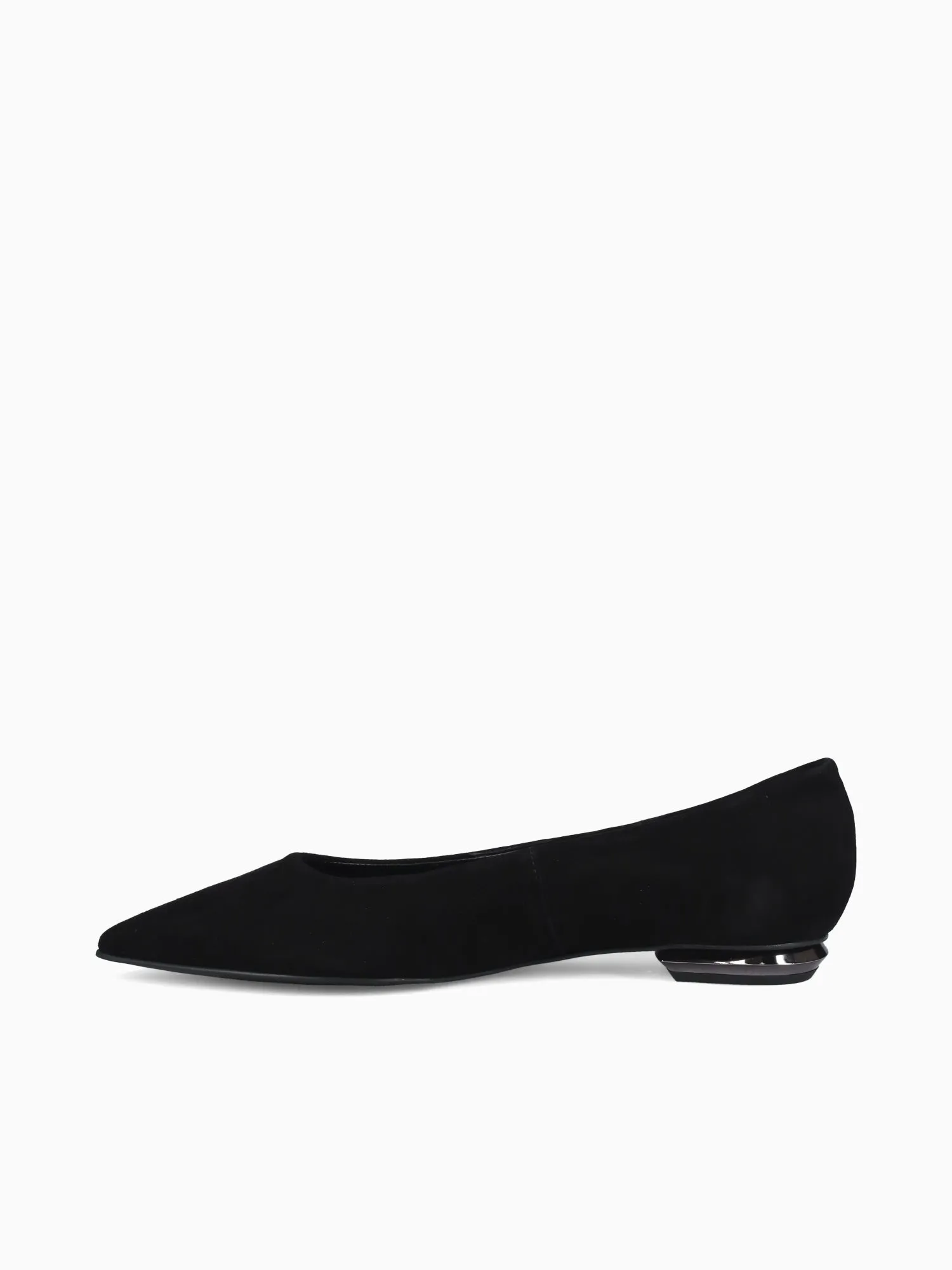 Cassis Black Kid Suede