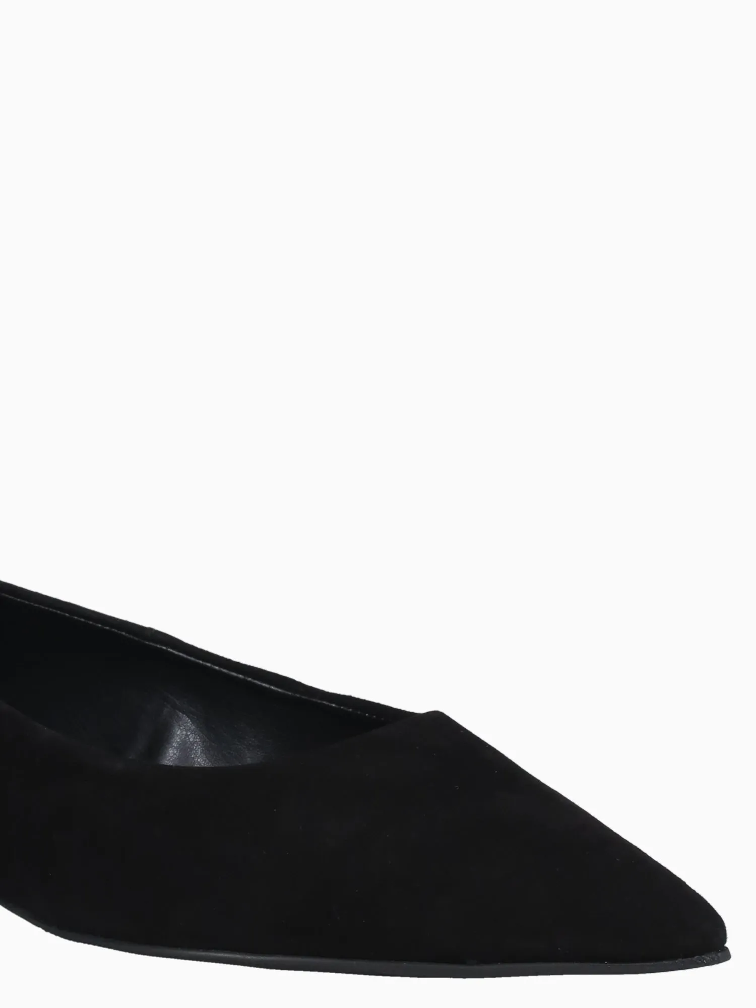 Cassis Black Kid Suede