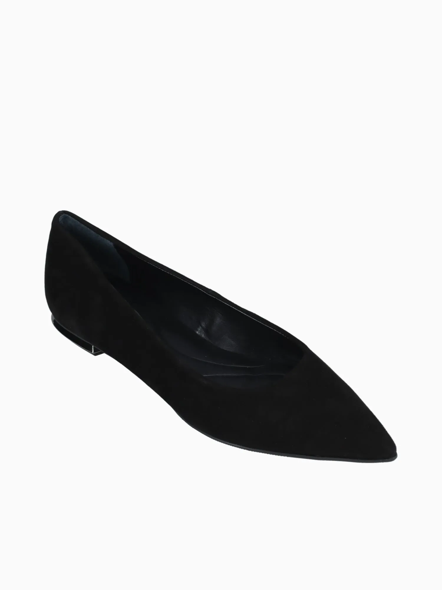 Cassis Black Kid Suede