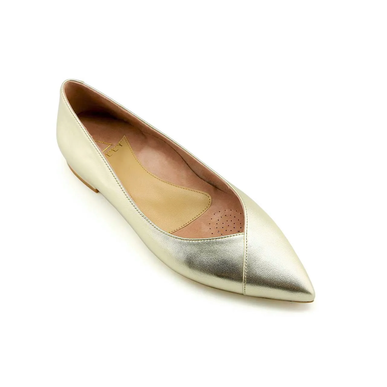 Champagne Gold Metallic Flat