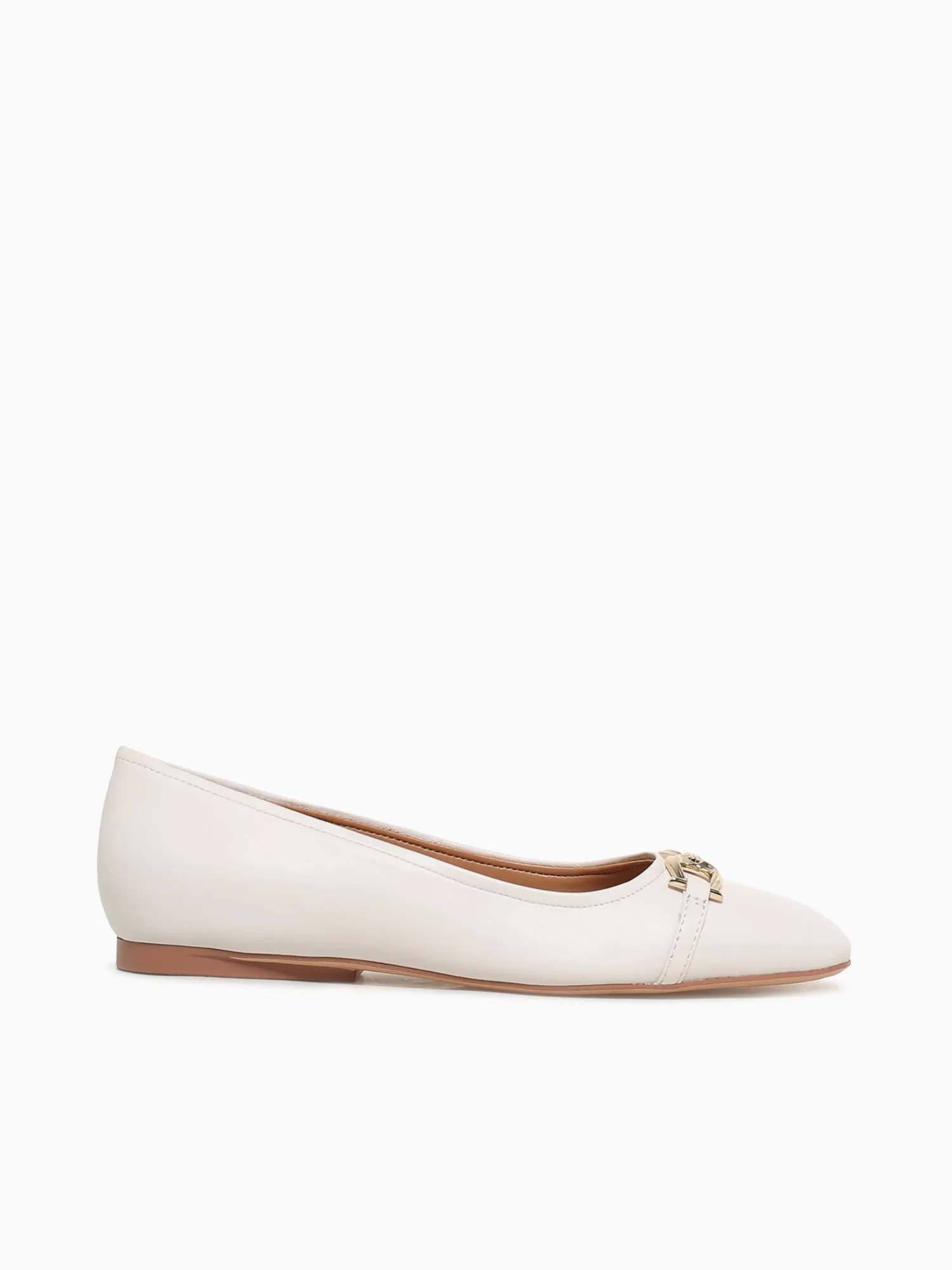 Charlotte White Leather