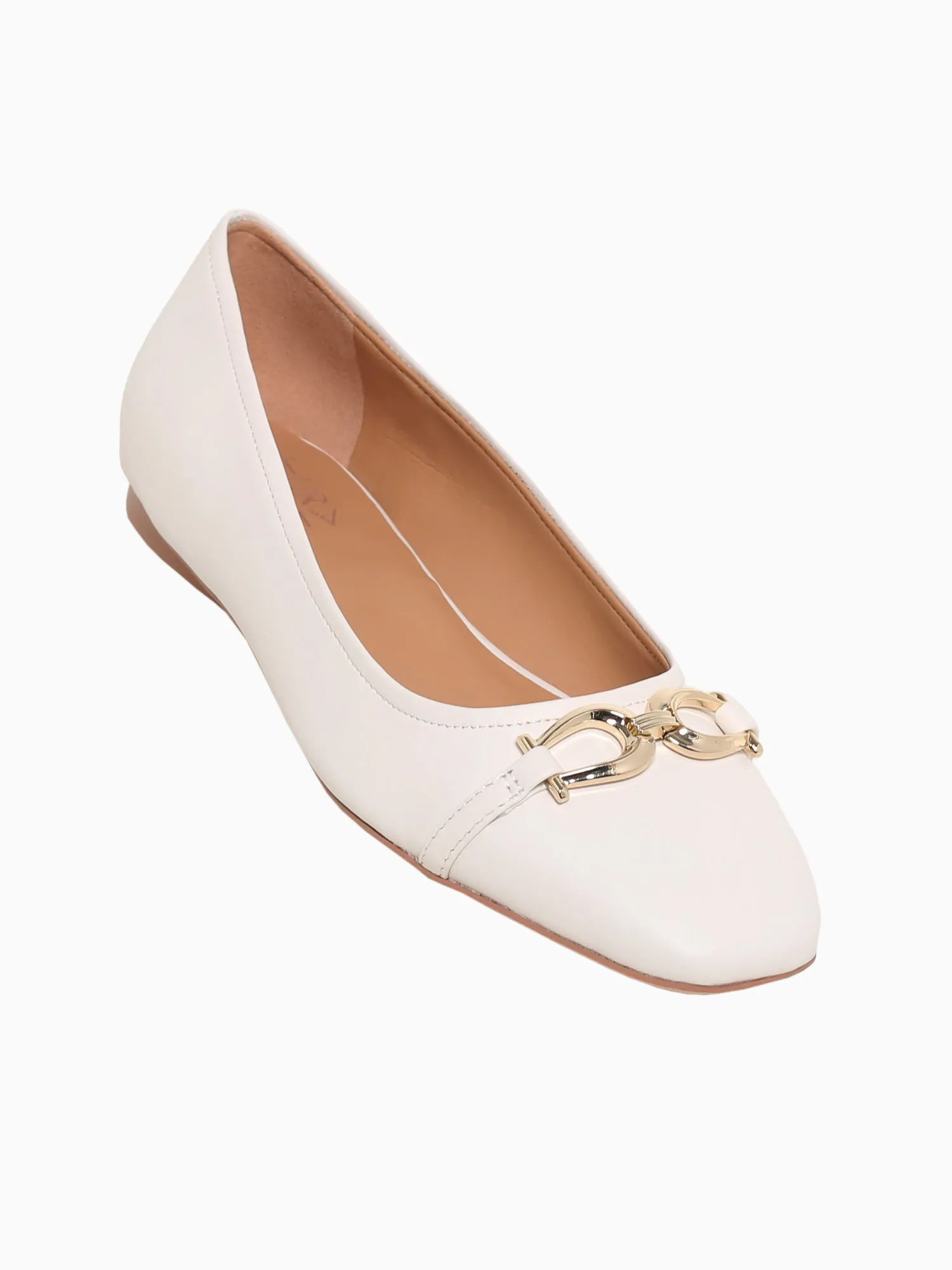 Charlotte White Leather