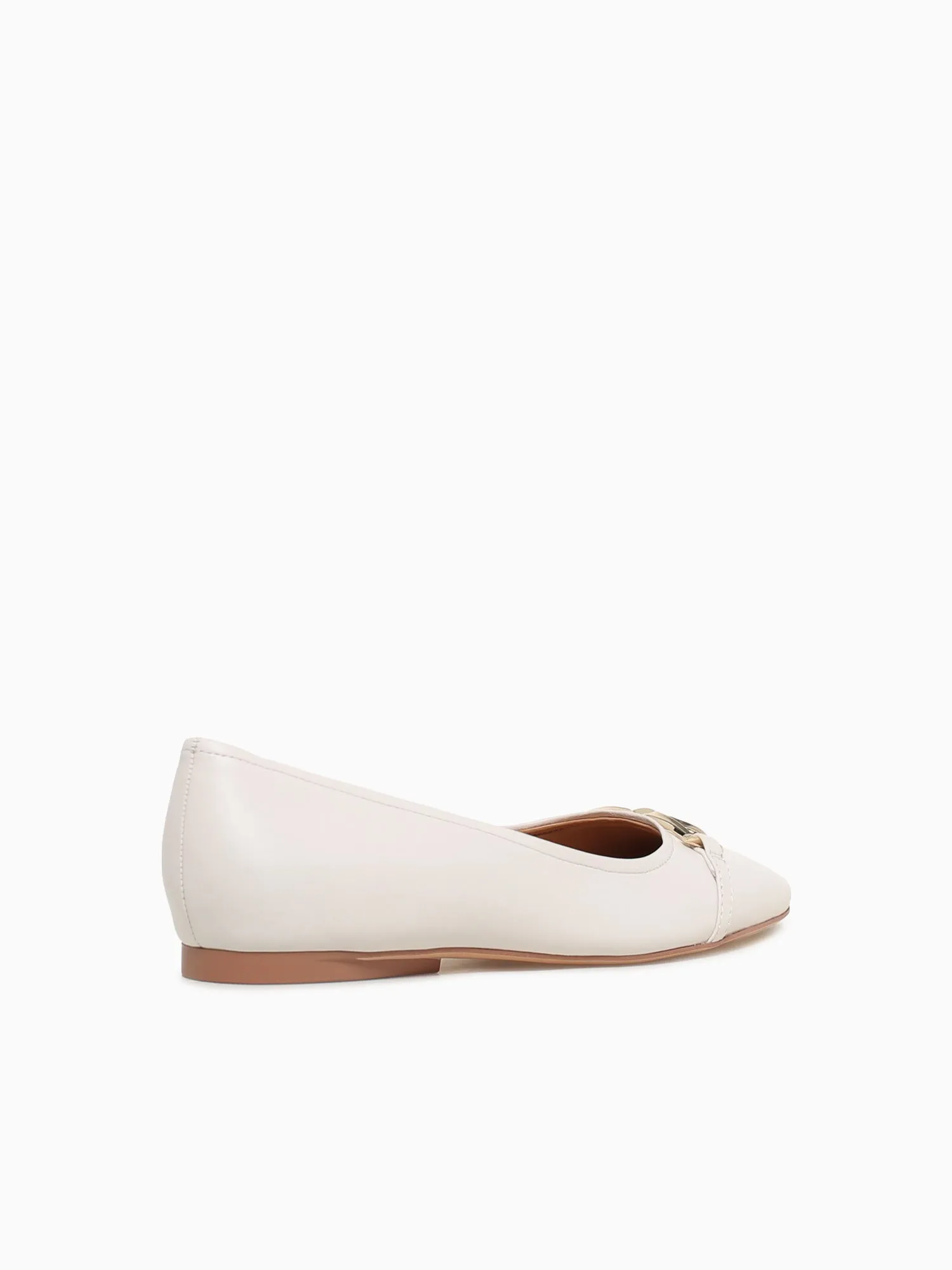 Charlotte White Leather