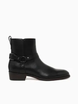 Conor Black Rock Washed Leather