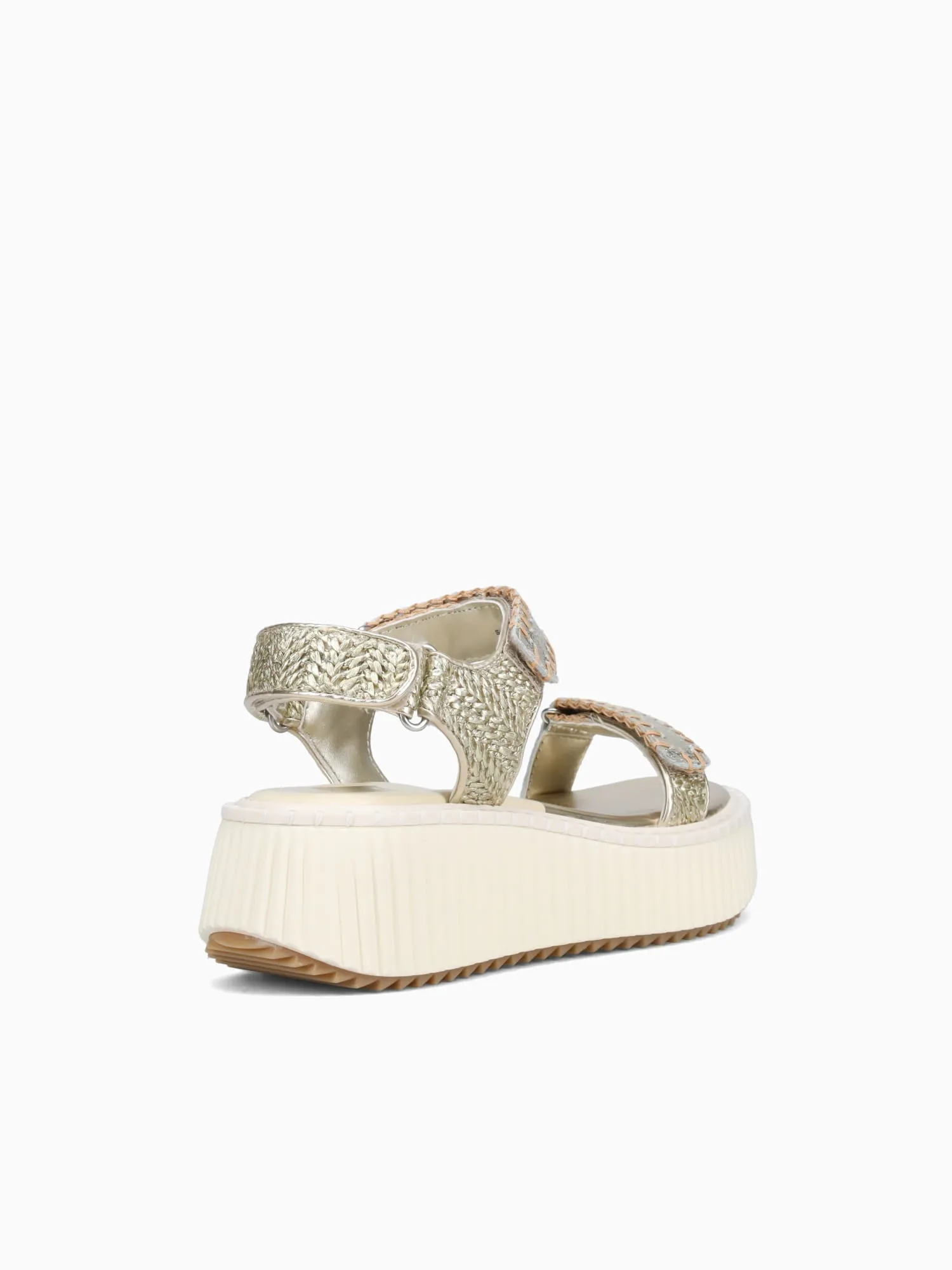 Debra Platinum Distressed Leather