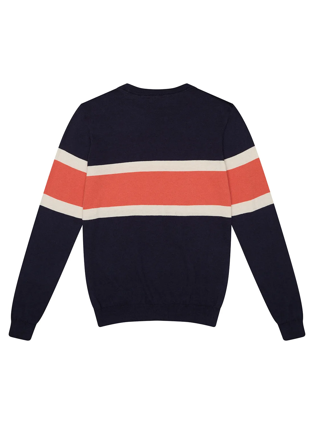 Eco Navy Blue Striped Knit Jumper (7-16)