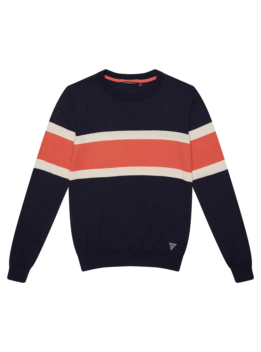 Eco Navy Blue Striped Knit Jumper (7-16)