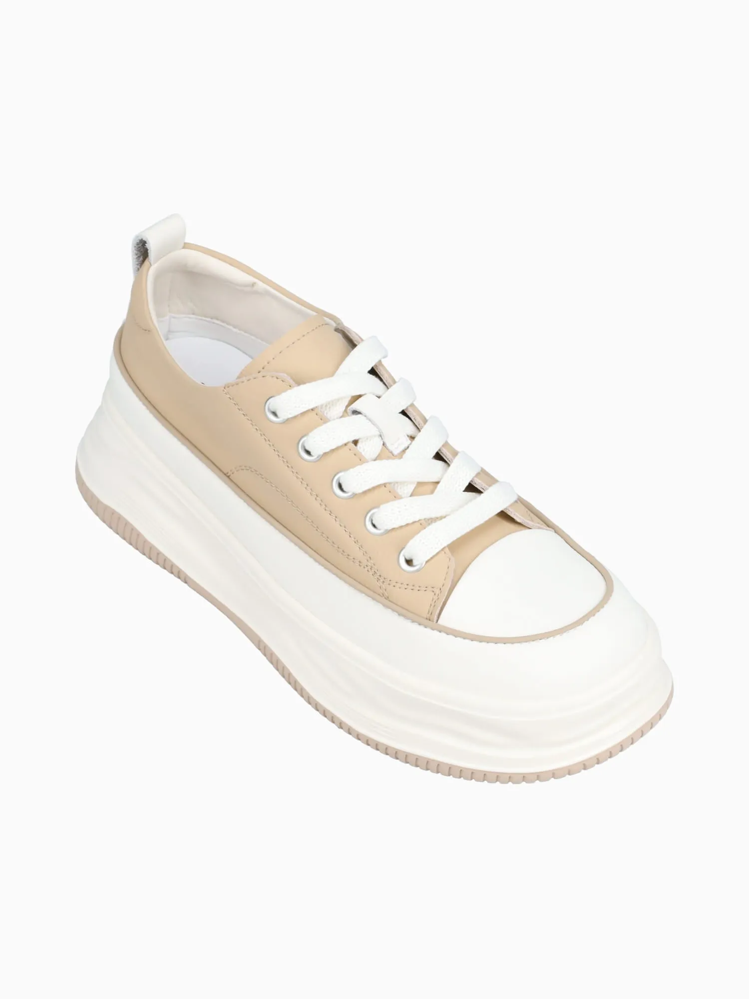 Eisen Beige Leather