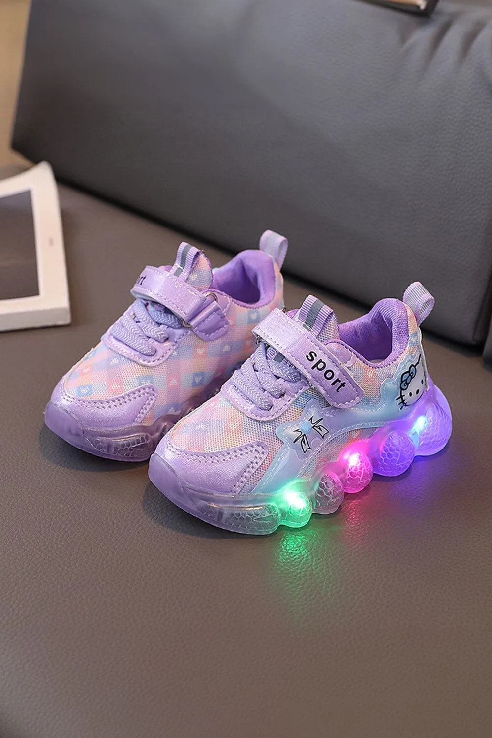 Girl's LED Light-Up Sneakers