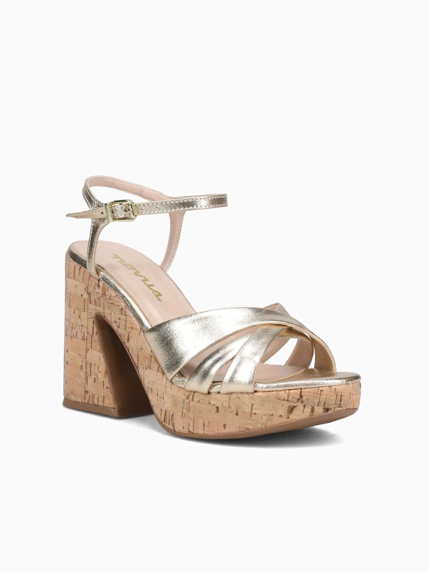 Ilse Champagne  Crystal Leather