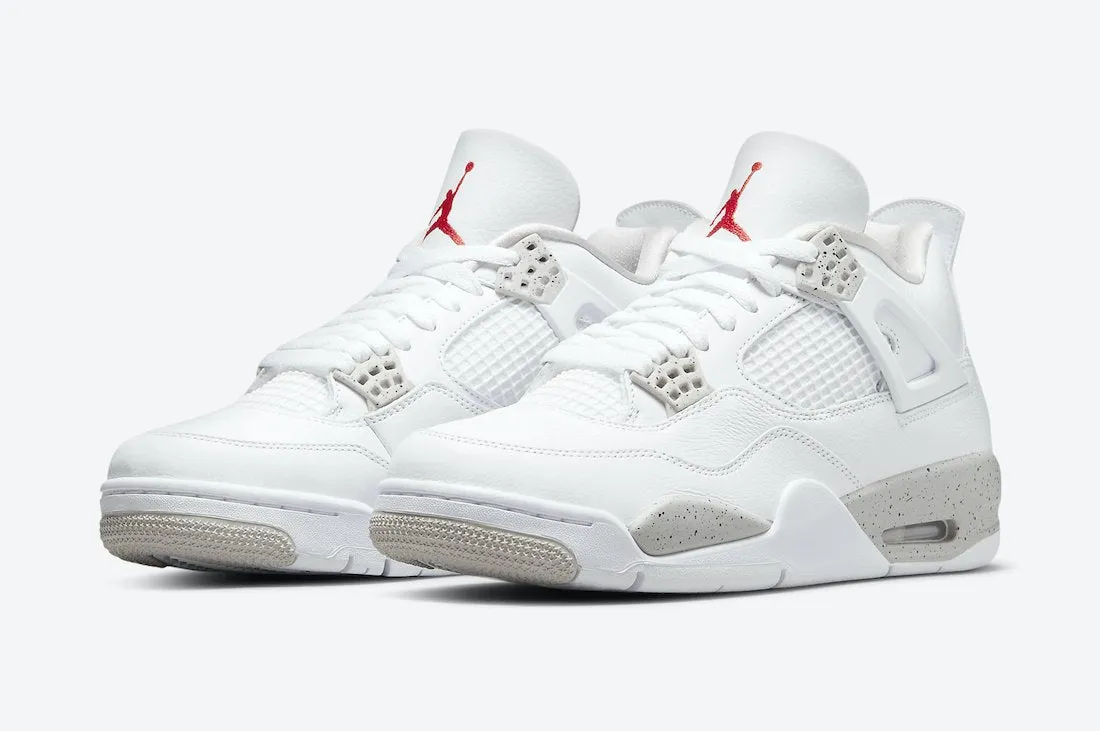 JORDAN 4 RETRO WHITE OREO (M)