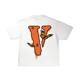 Juice Wrld x Vlone Butterfly T-Shirt White