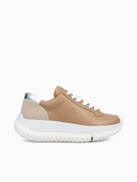 Kapok Soon  Beige Cow Leather