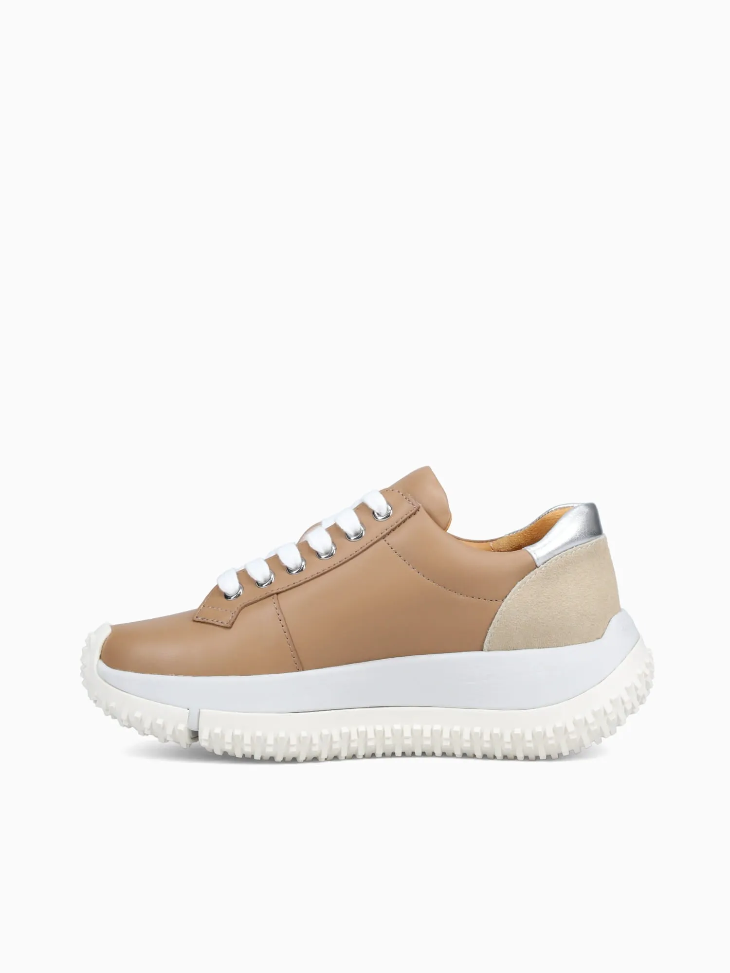 Kapok Soon  Beige Cow Leather