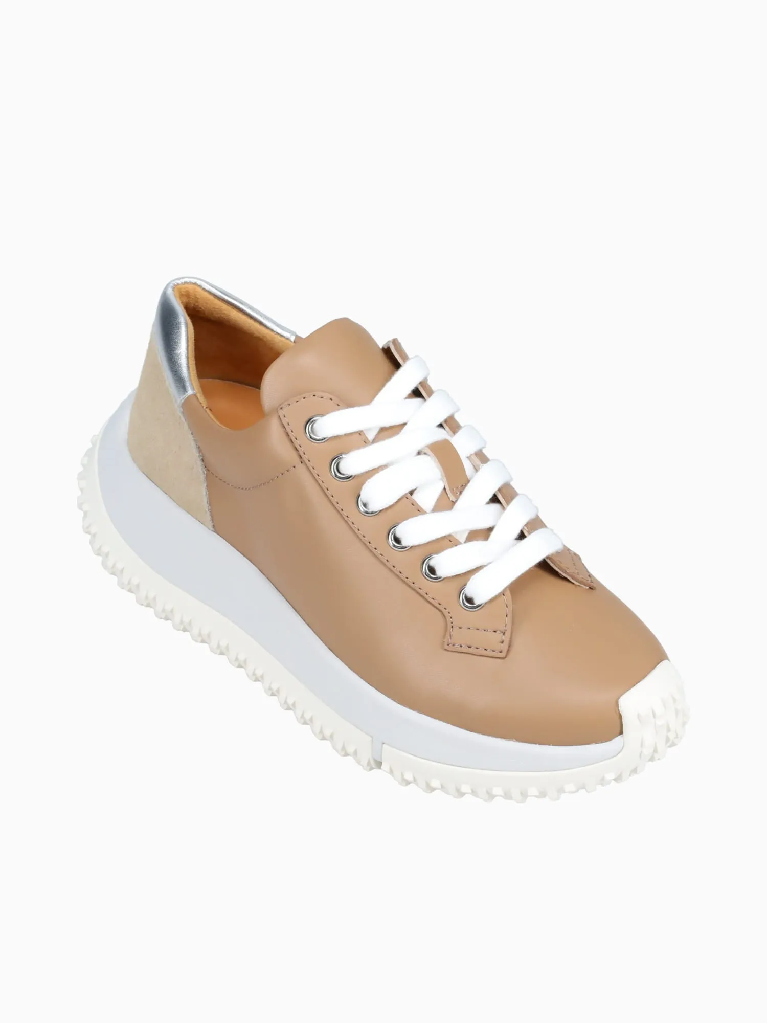 Kapok Soon  Beige Cow Leather