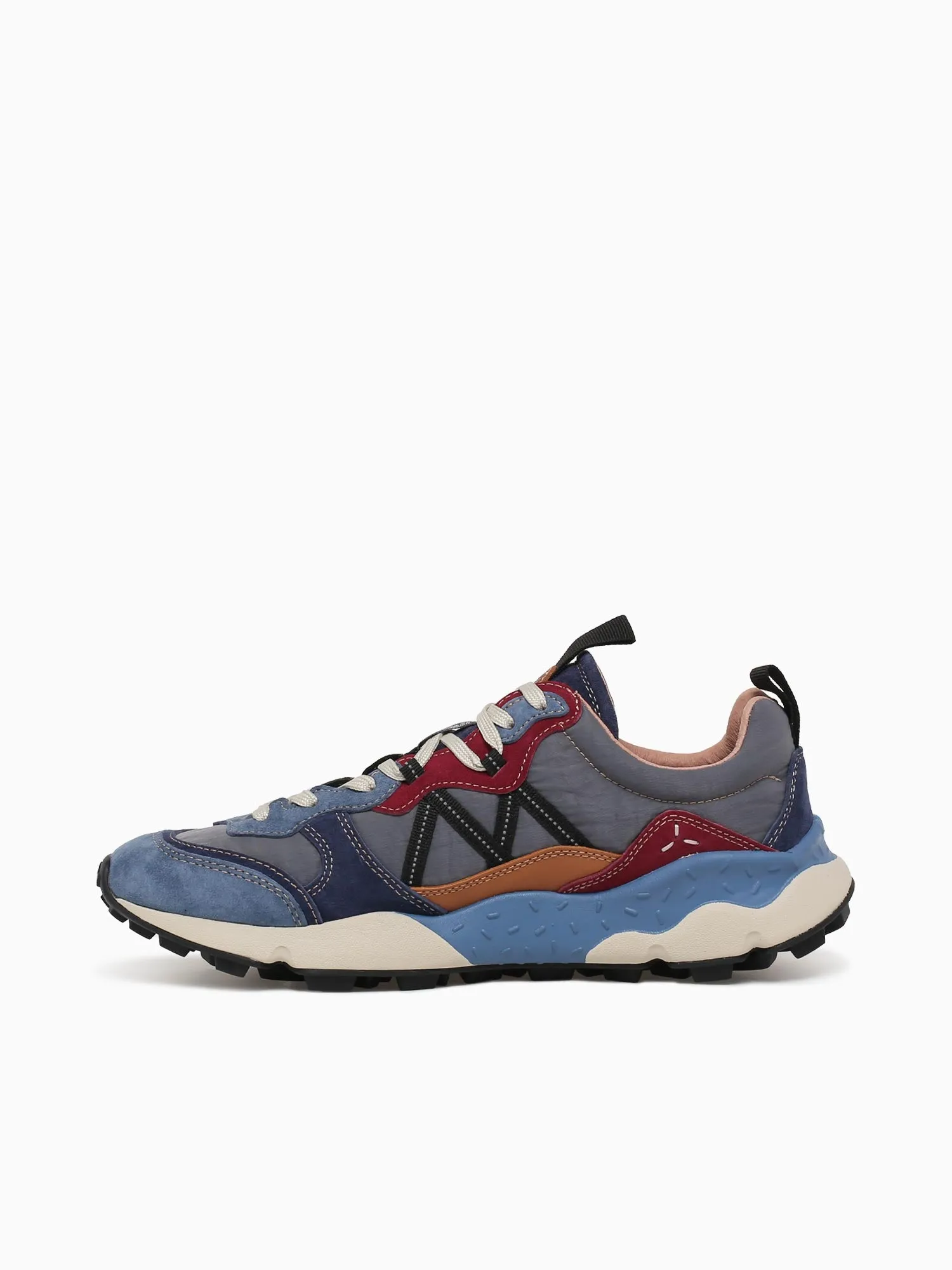 Lenzan Man  Light Blue Sand suede Nylon