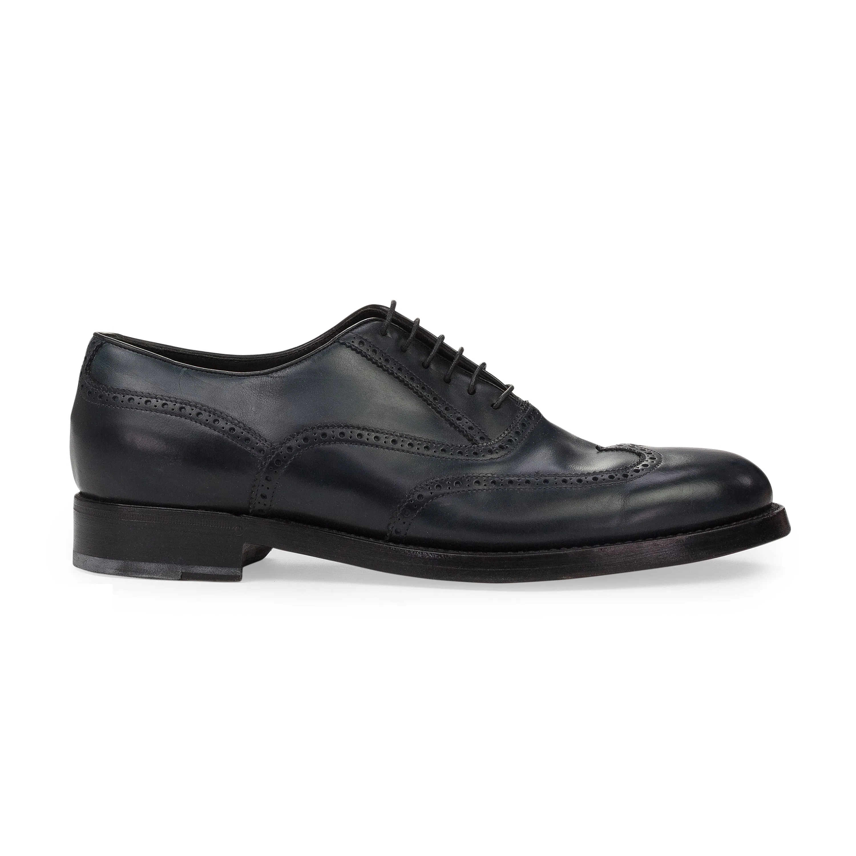 NAVY CAIMAN LACEUP DRESS SHOES