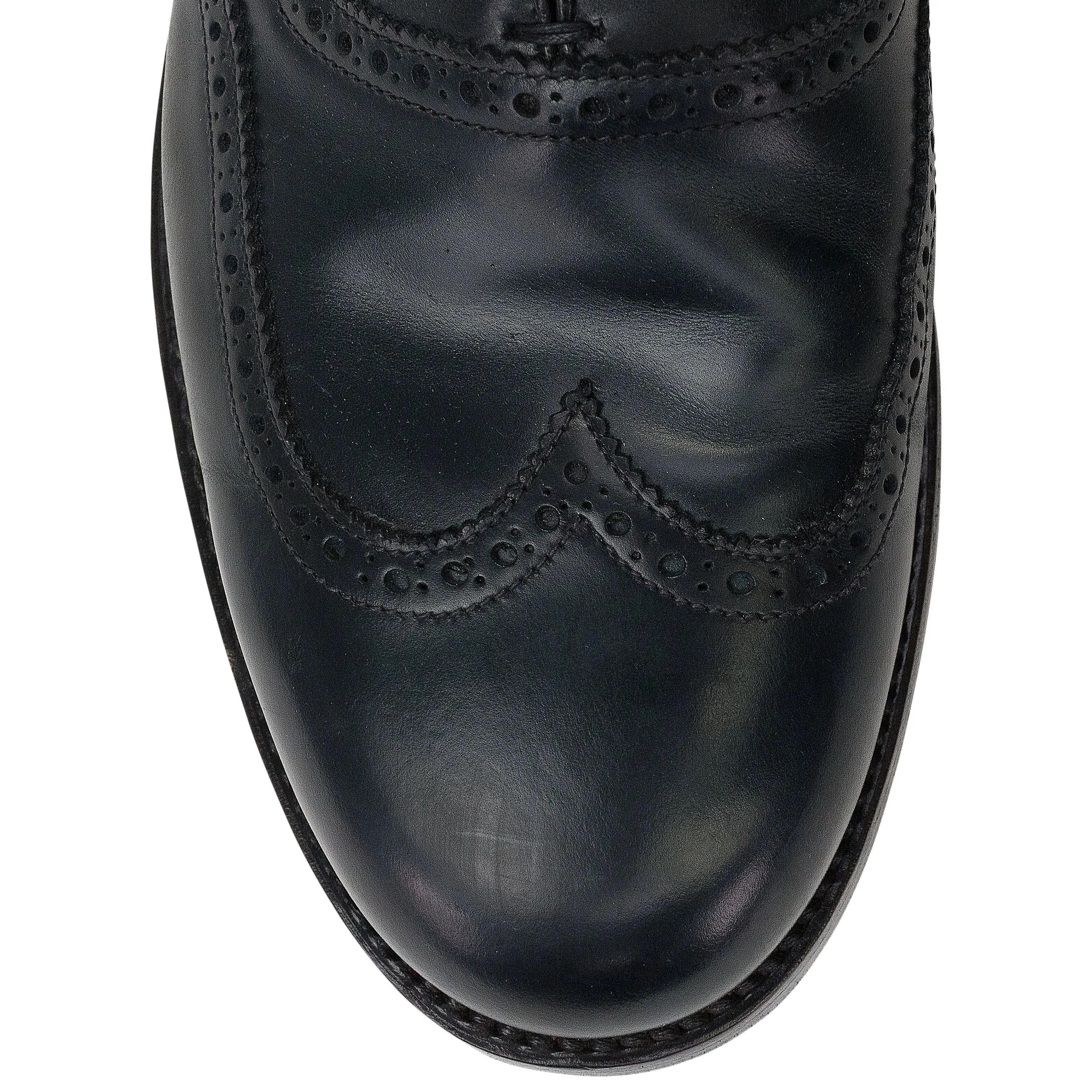 NAVY CAIMAN LACEUP DRESS SHOES