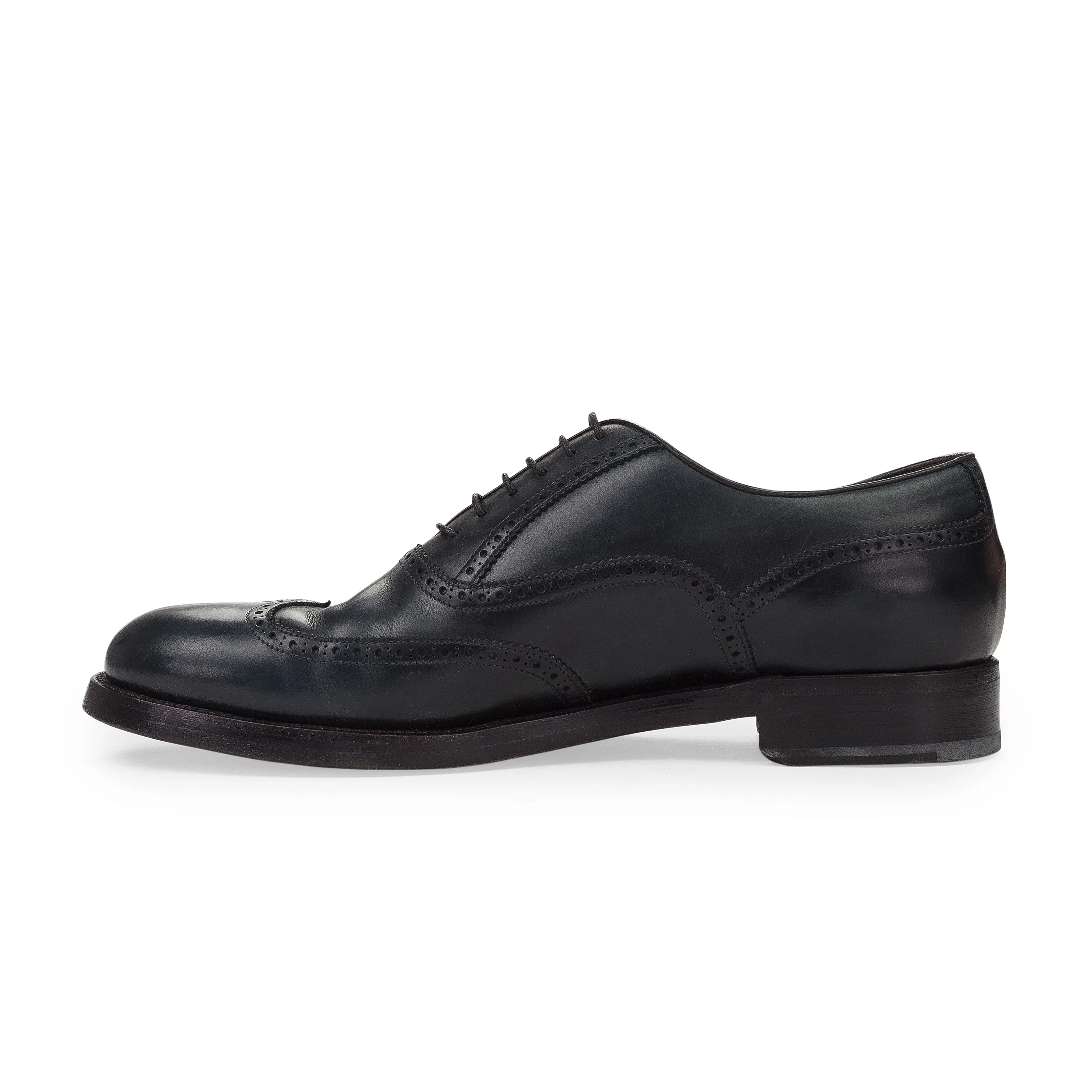 NAVY CAIMAN LACEUP DRESS SHOES