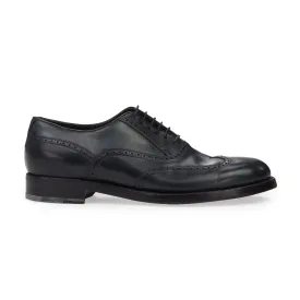 NAVY CAIMAN LACEUP DRESS SHOES
