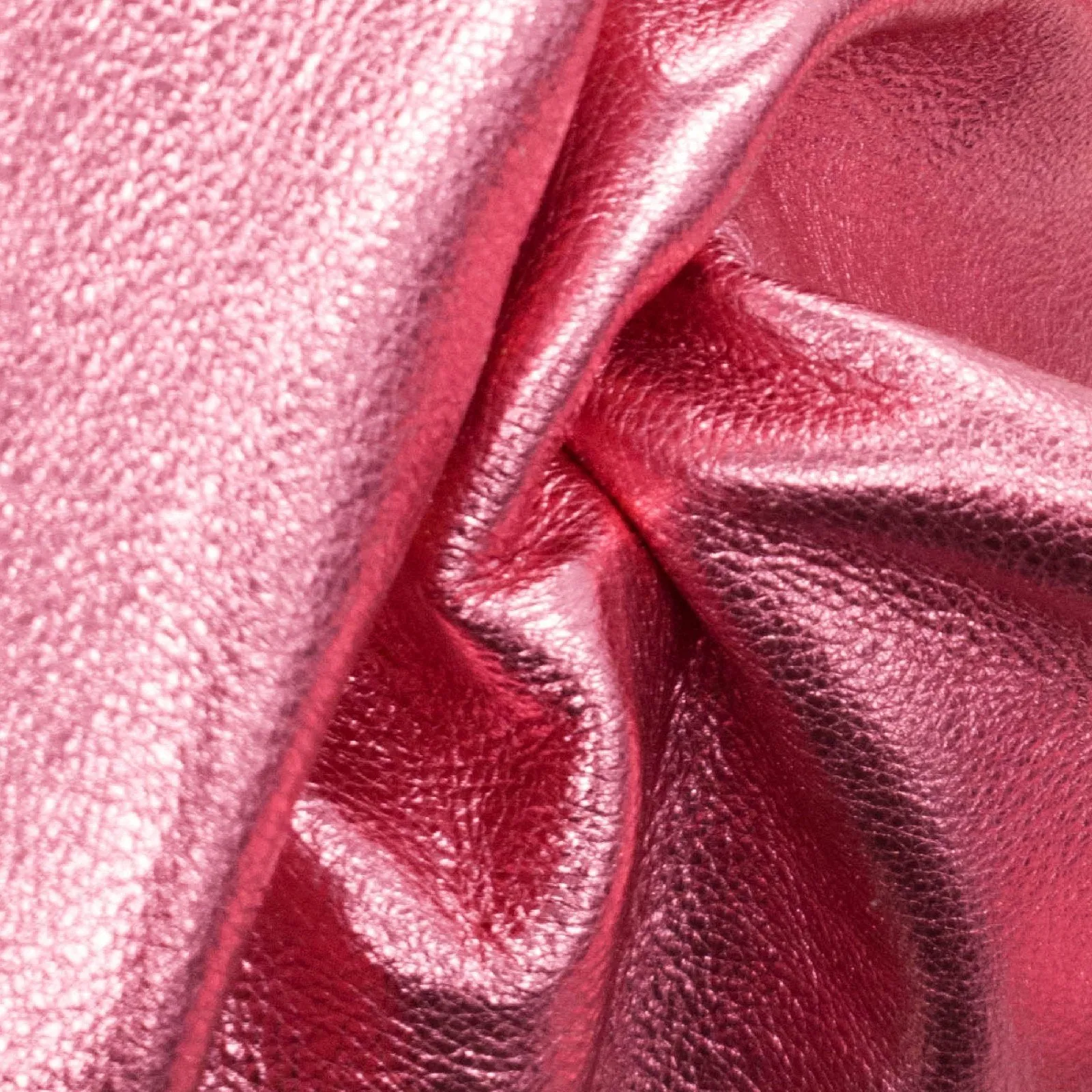 Party Girl Pink, 2-3 oz Cow Hides, Metallic Vegas