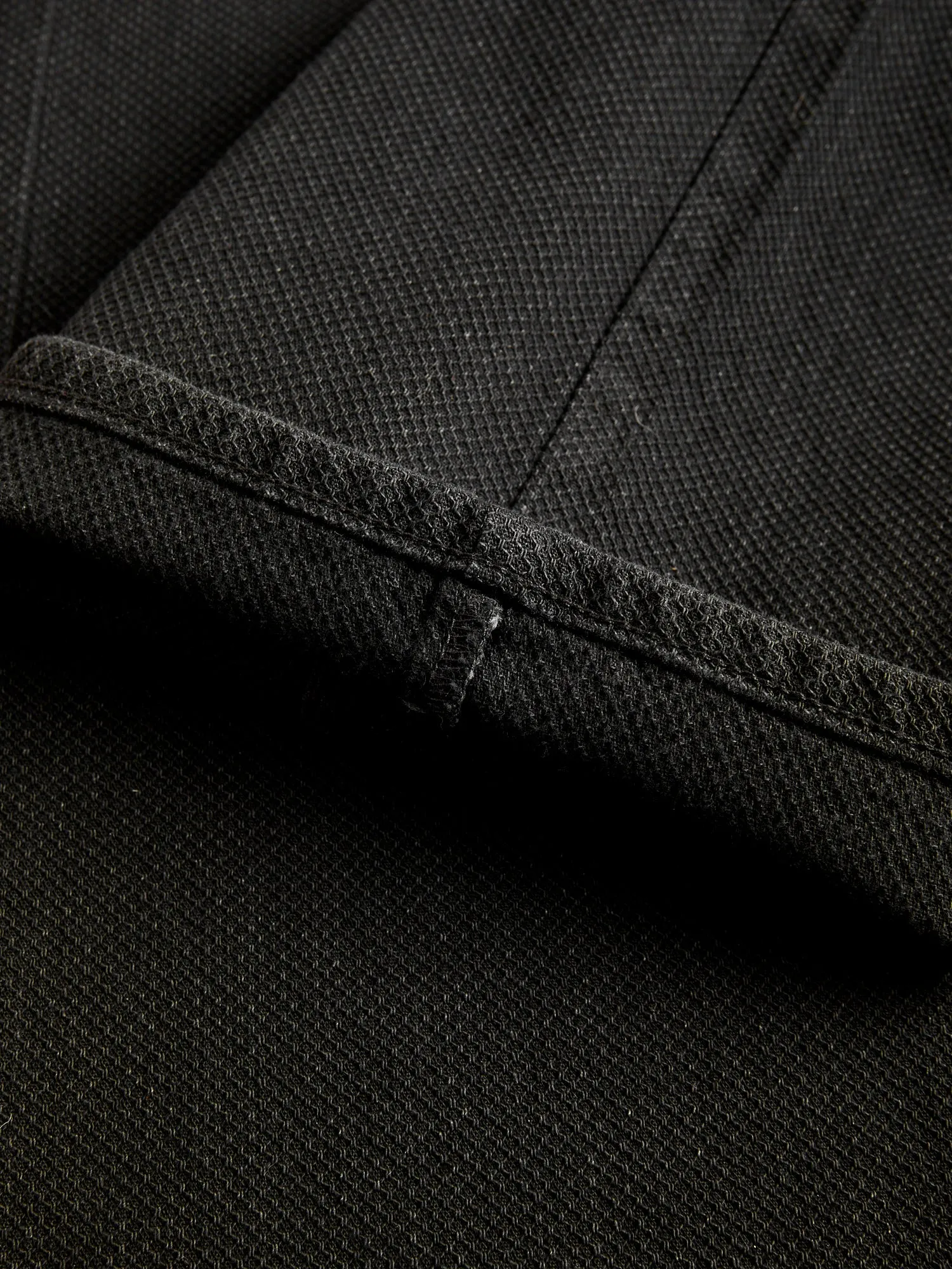 "Black Kikko" 12.5oz Jacquard Denim - Strong Guy Fit