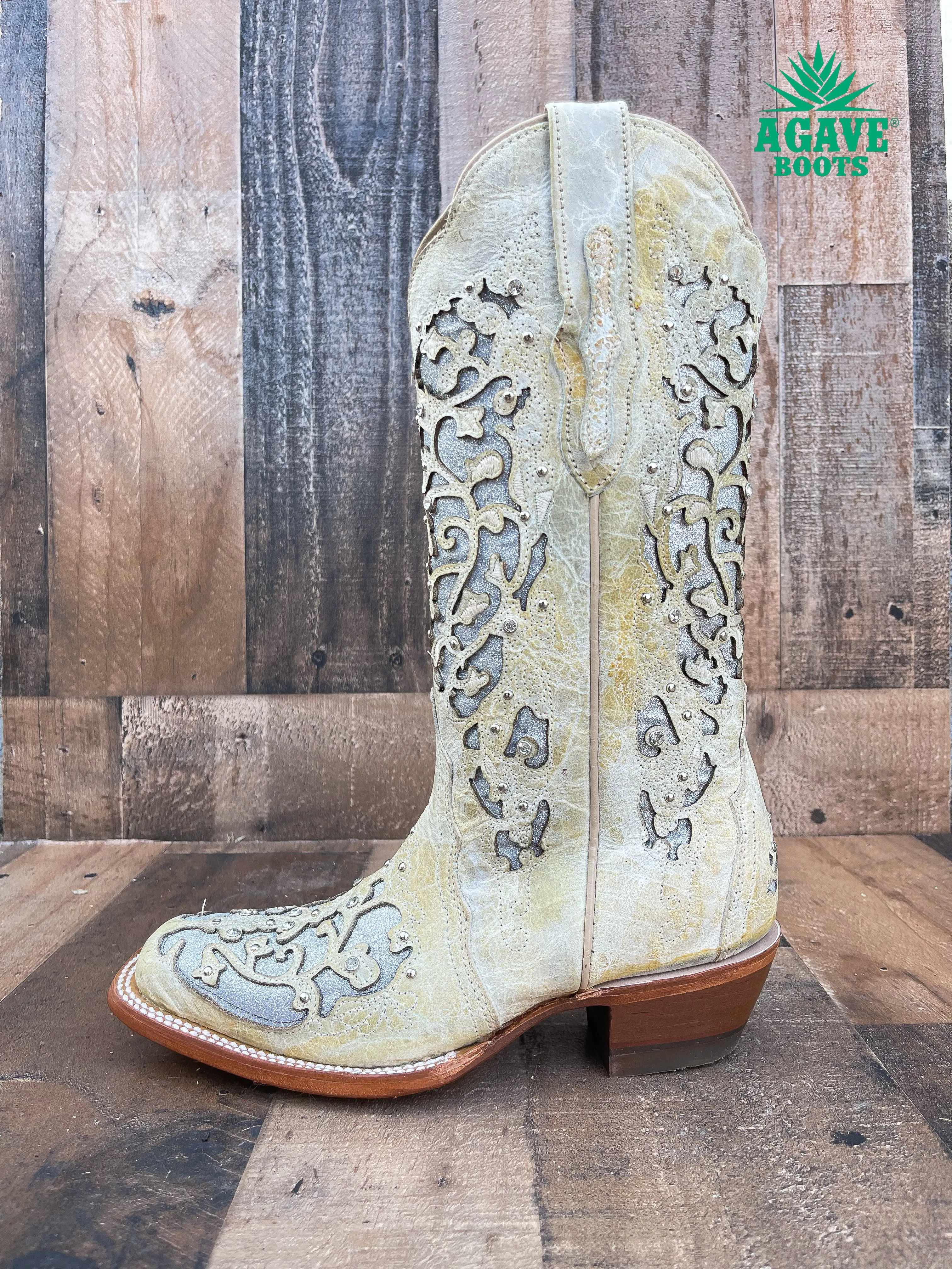 "CLARISSA" HEISER WHITE | WOMEN SQUARE TOE BOOTS