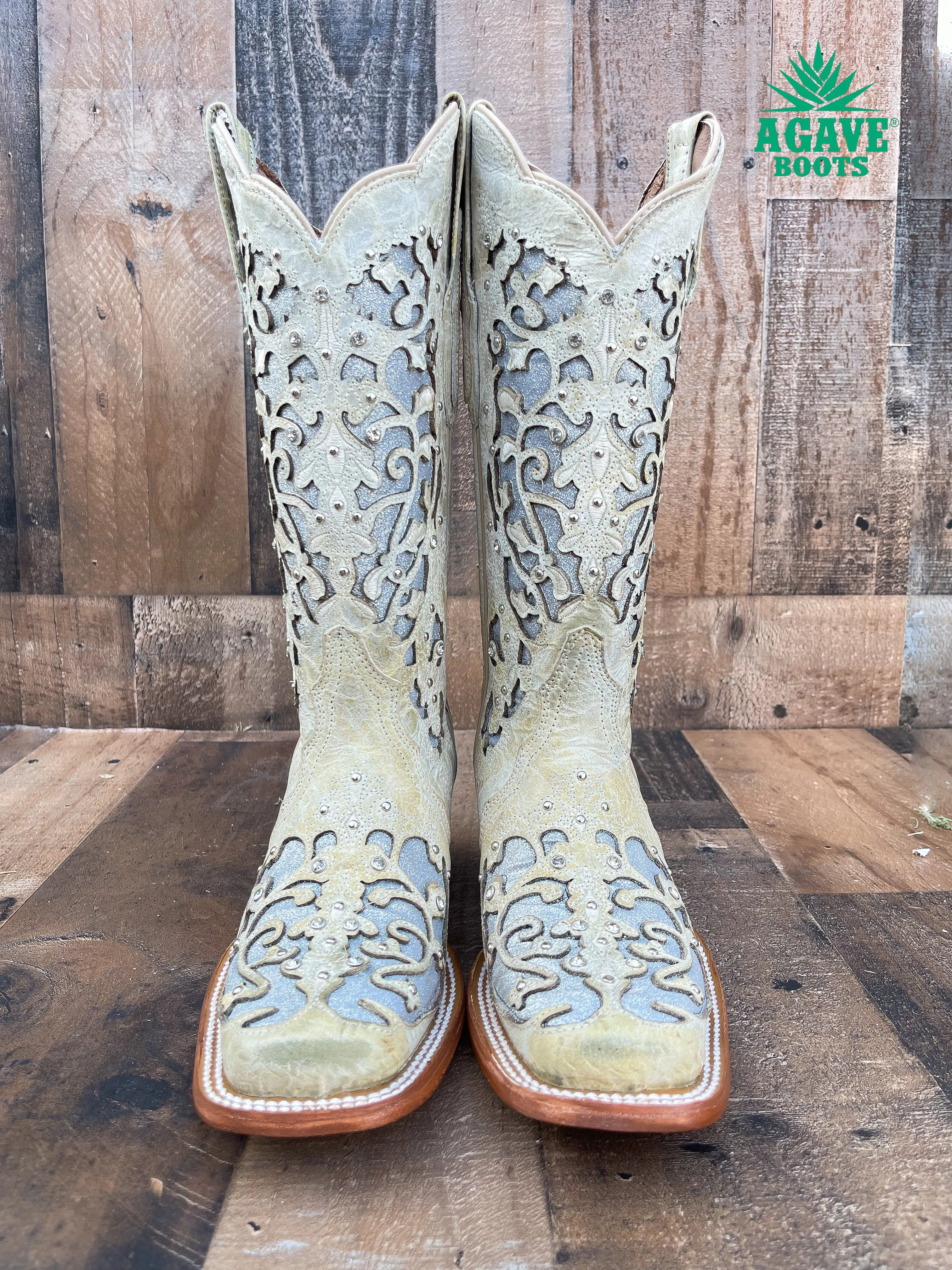 "CLARISSA" HEISER WHITE | WOMEN SQUARE TOE BOOTS