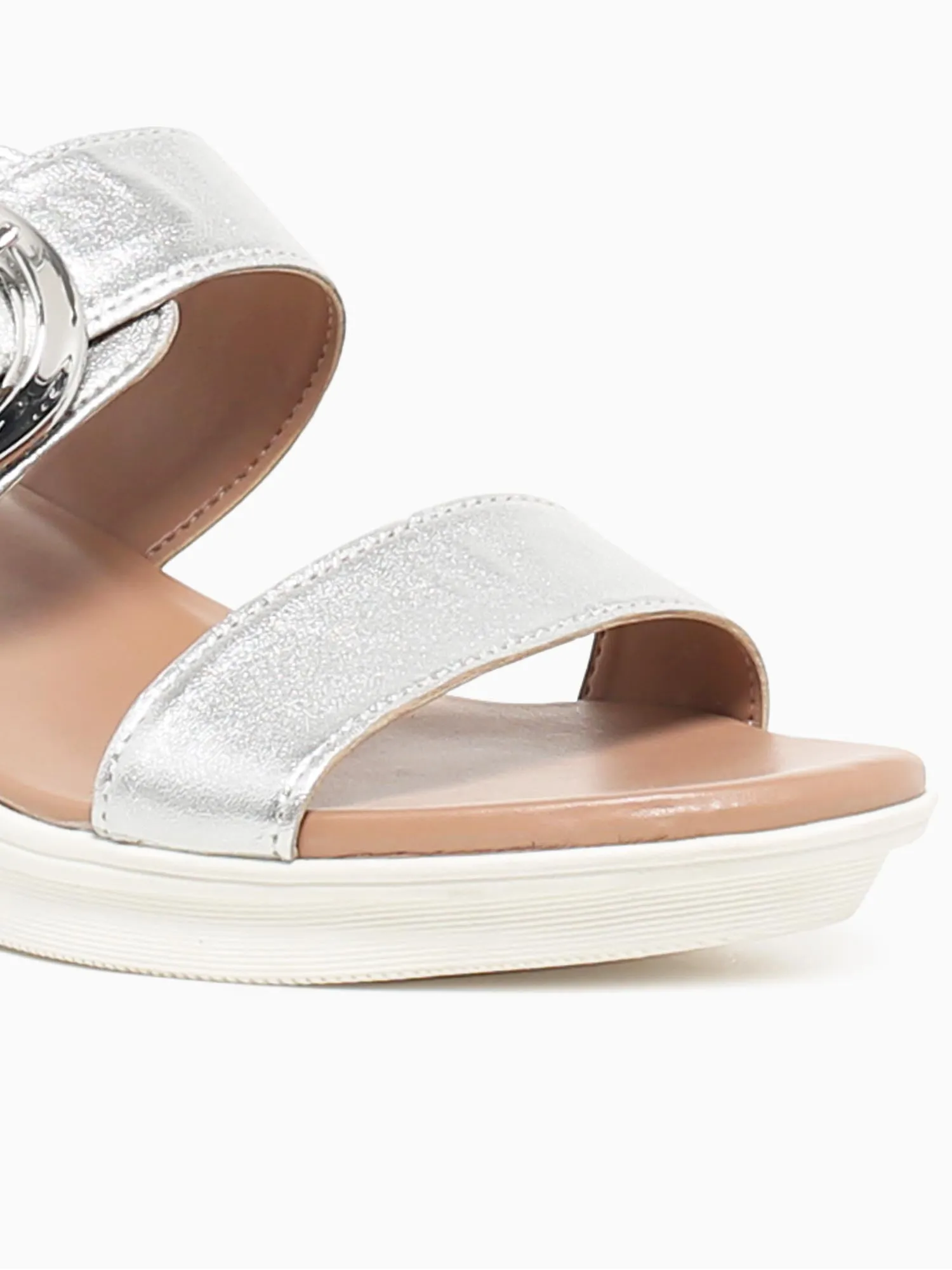 Rabia Silver Leather