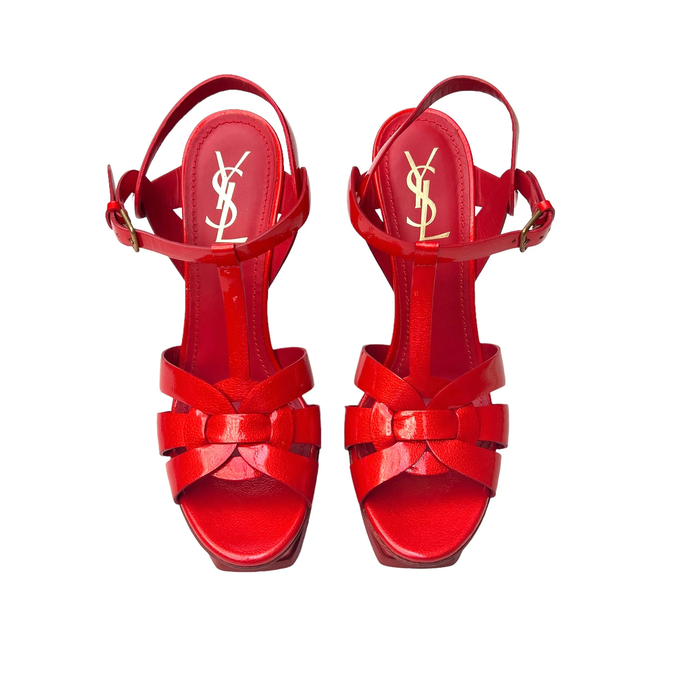 Red Patent Tribute Heels - 10.5