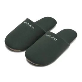Script Embroidery Slippers
