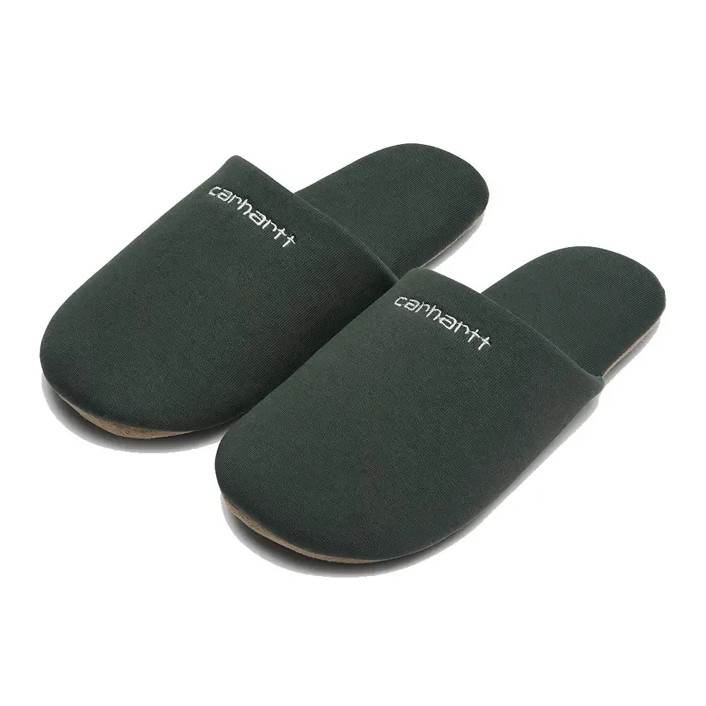 Script Embroidery Slippers