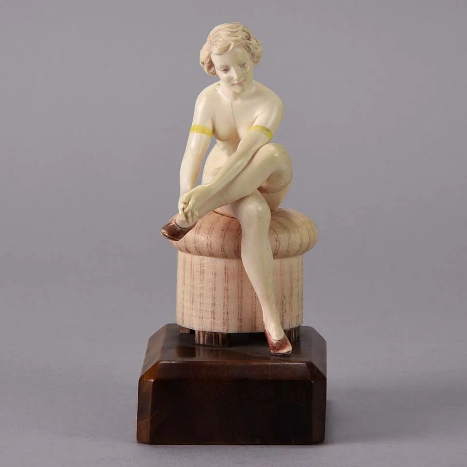 'Seated Nude' after F Preiss