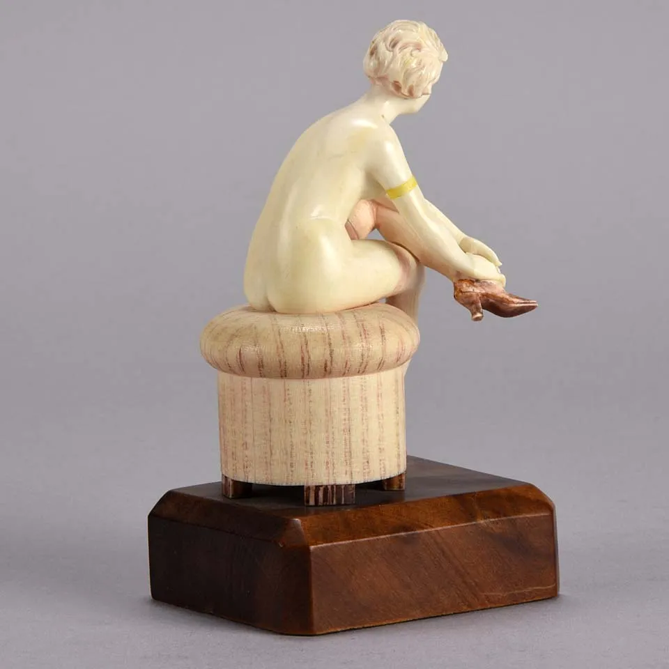 'Seated Nude' after F Preiss