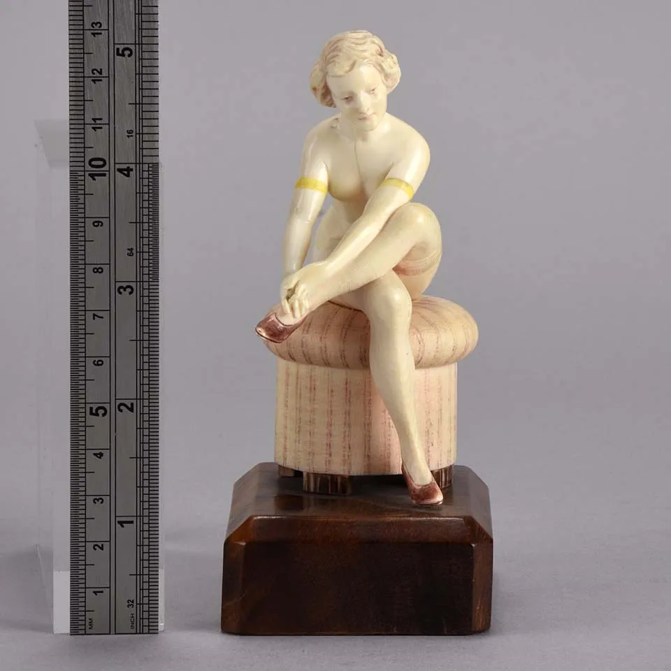 'Seated Nude' after F Preiss