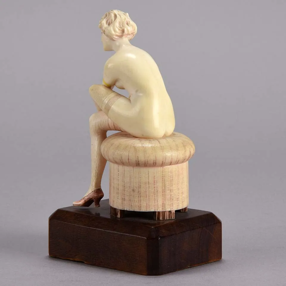 'Seated Nude' after F Preiss