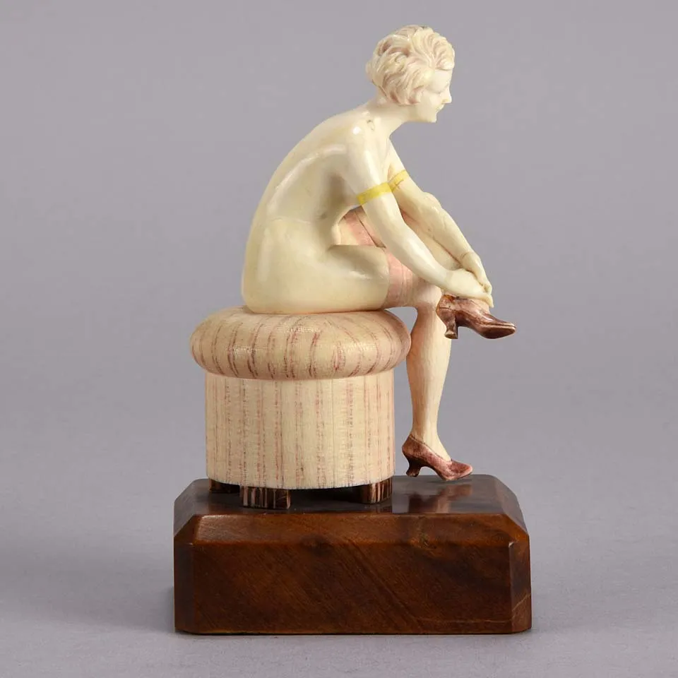 'Seated Nude' after F Preiss