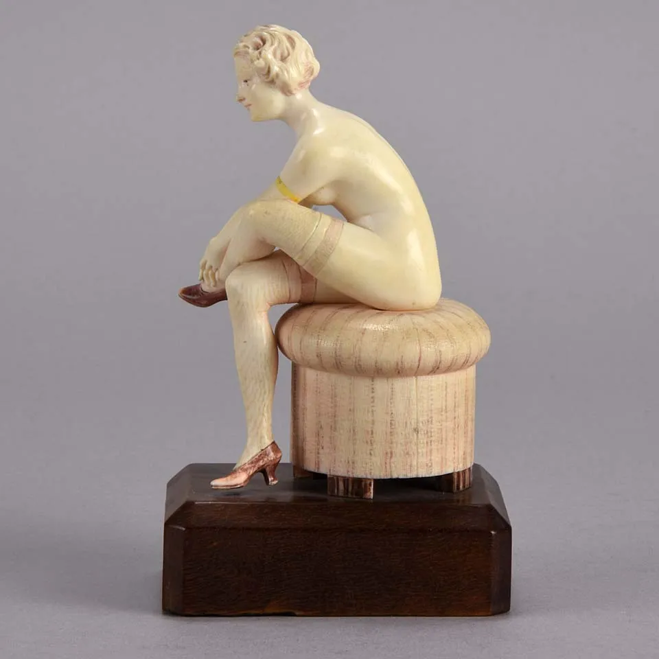 'Seated Nude' after F Preiss